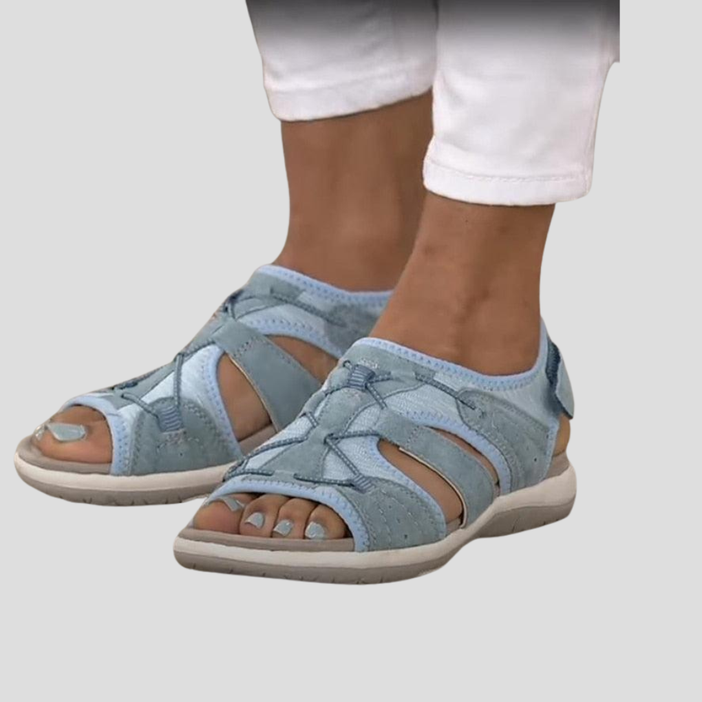Ladies Buckle Toe Sandals - Vossary