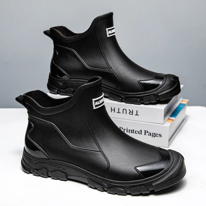Waterproof Ankle Boots for Men with Grip Sole - EasyApparels