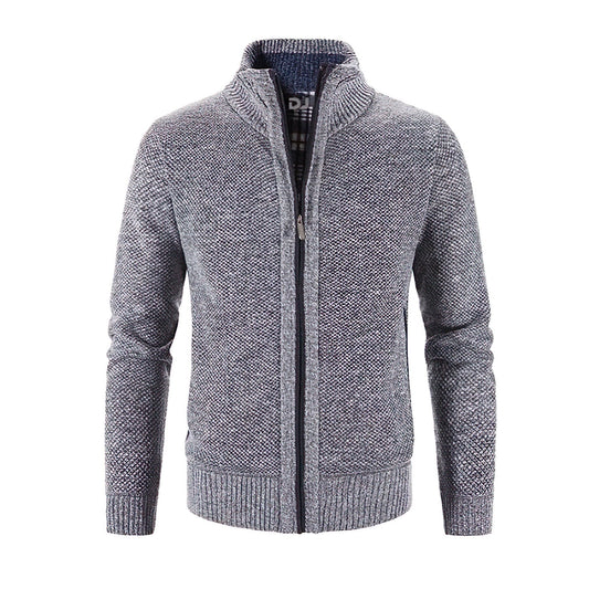 Men's Stylish Zip Up Sweater - Vossary