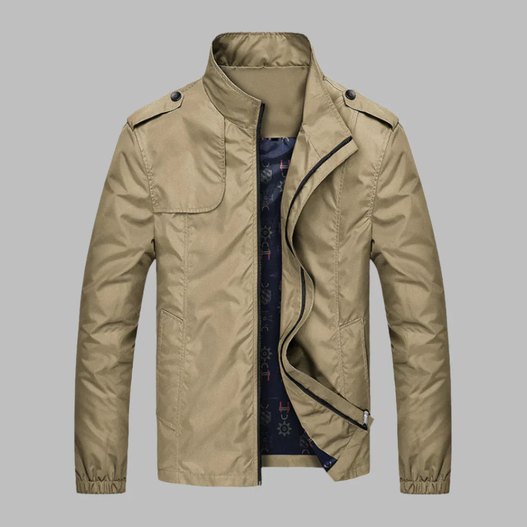 Casual Daily Zip Up Mens Jacket - Vossary