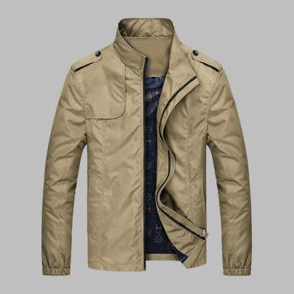 Casual Daily Zip Up Mens Jacket - Vossary