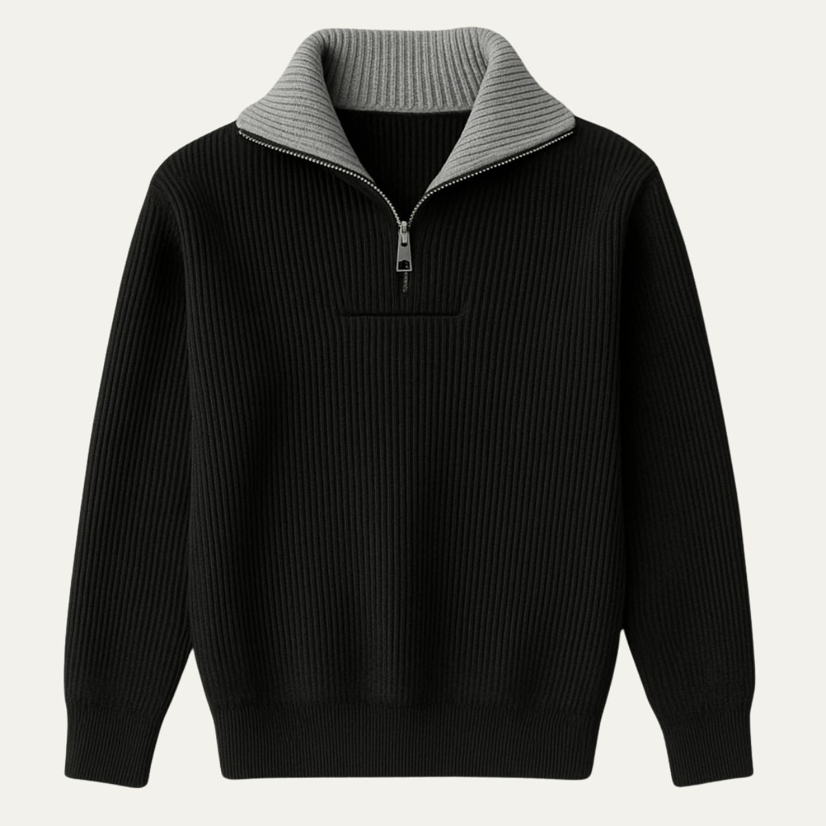 Warm Quarter Zip Men's Fleece Sweater