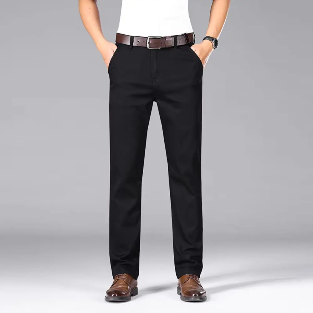Timeless Dark Wash Straight Jeans - EasyApparels