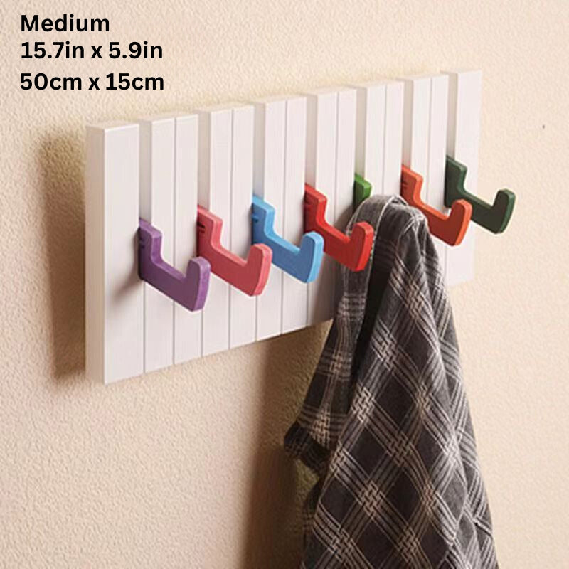 Musical Key Hook Coat Rack