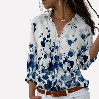 Lightweight Ladies Floral Top - Vossary