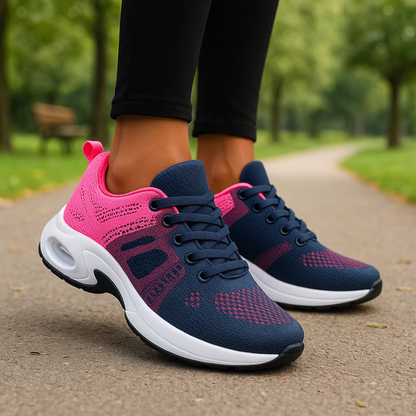 Comfortable Supportive Women's Walking Sneakers - Vossary