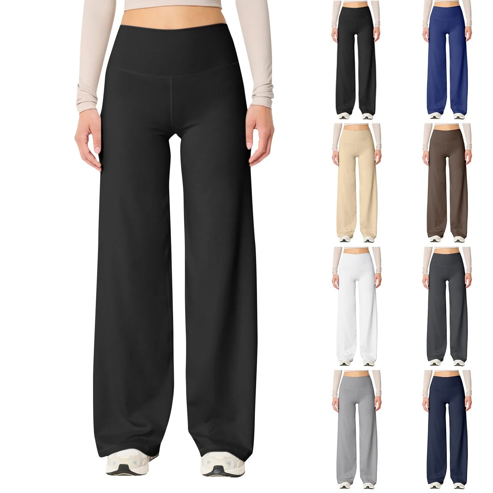 Comfortable Women's Yoga Pants with Stretchy Fit - Vossary