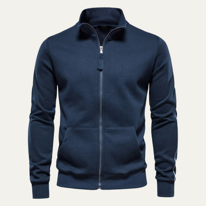 Comfortable Men's Zip Up Lightweight Windbreaker Jacket