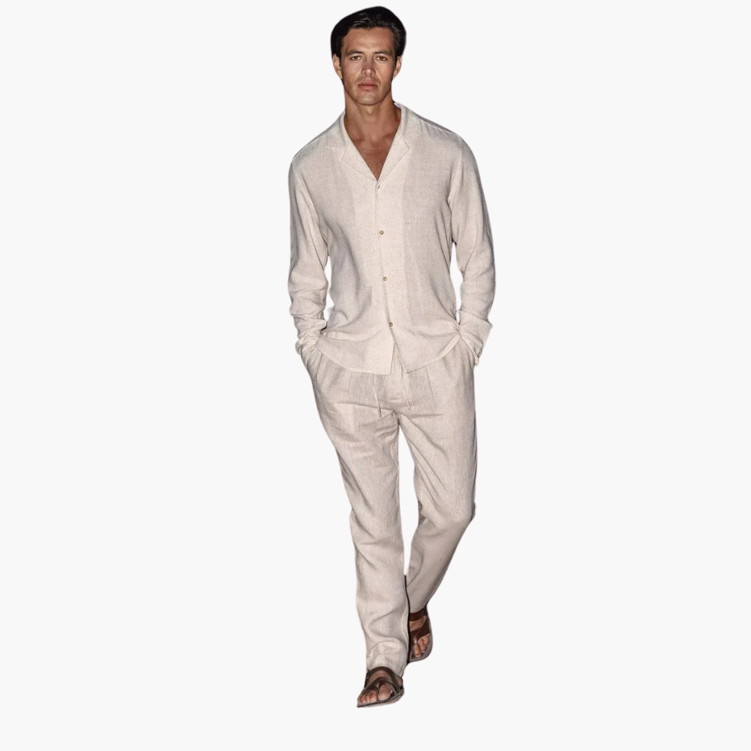 Breathable Casual Mens 2 Piece Outfit - Vossary
