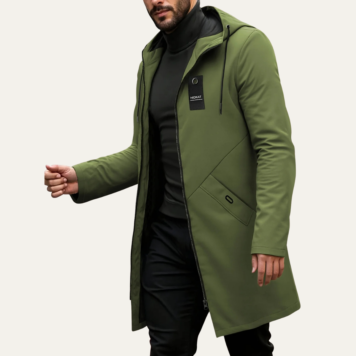 Comfortable Slim Fit Men's Hoodie Jacket