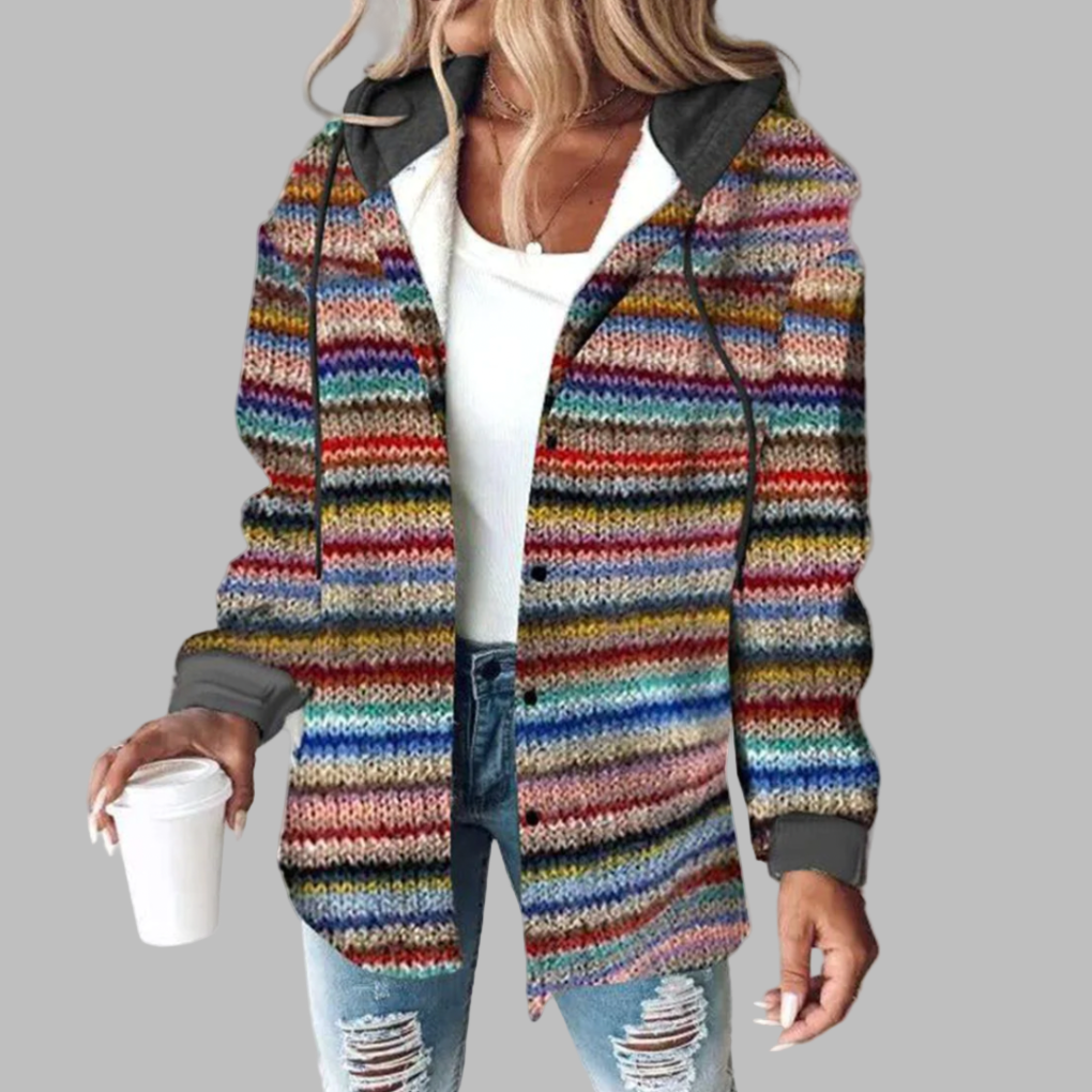 Ladies' Open Front Sweater Cardigan - Vossary