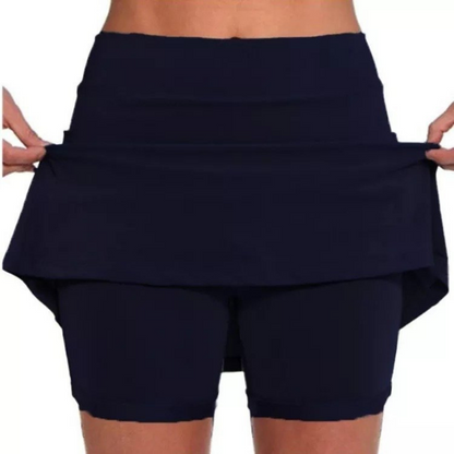Women's Athletic Skort - Comfort Fit - Moisture Wicking
