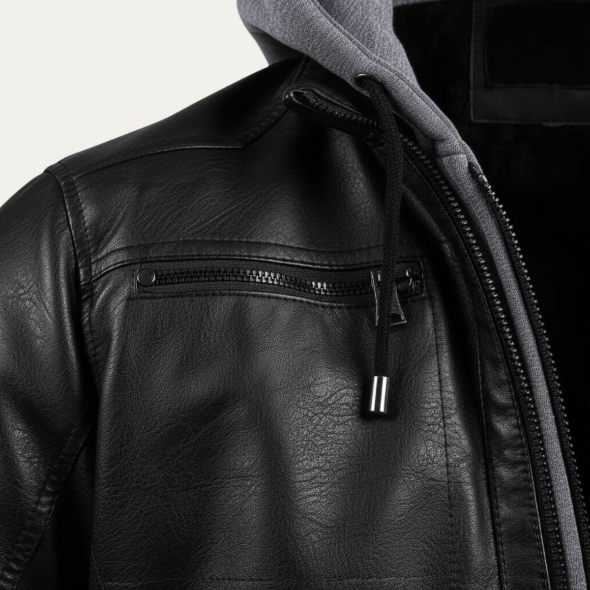Stylish Brown Leather Mens Biker Jacket