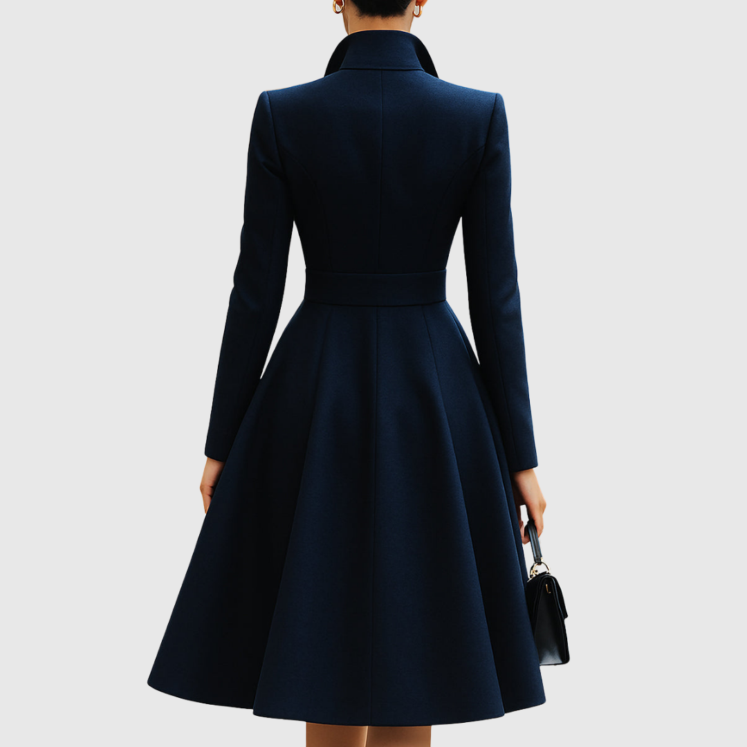 Slim Fit Long Coat Dress