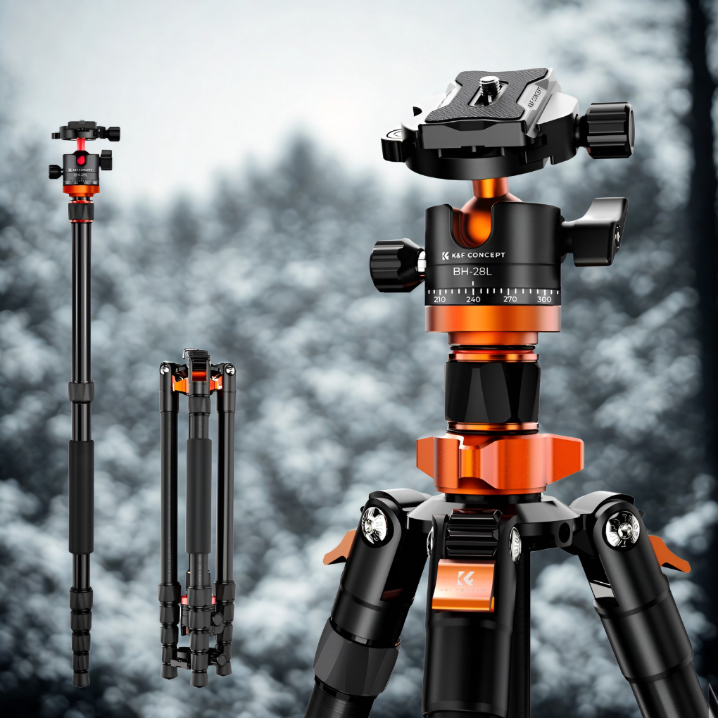 Compact Lightweight 67 Camera Tripod Stand - Vossary
