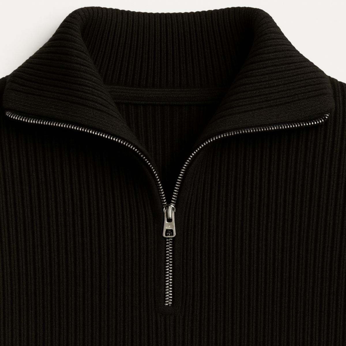 Warm Merino Wool Quarter Zip Jumper
