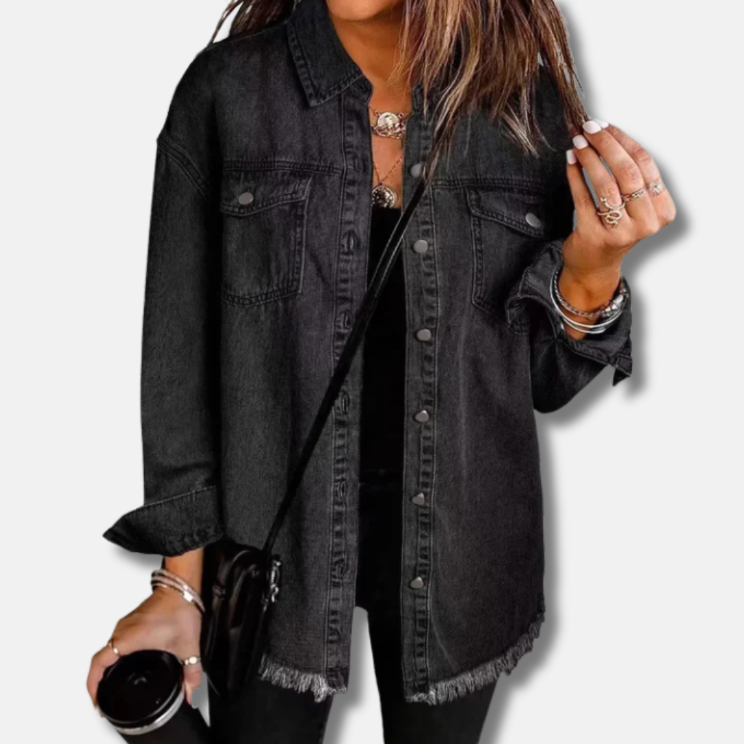 Relaxed Fit Women's Denim Jacket
