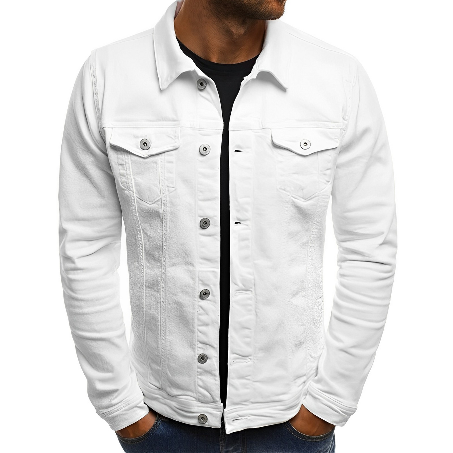Breathable Denim Summer Jacket for Men