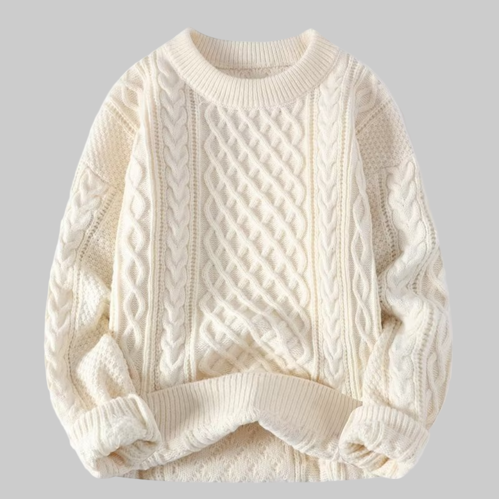 Ladies' Warm Knitted Jumper - Vossary