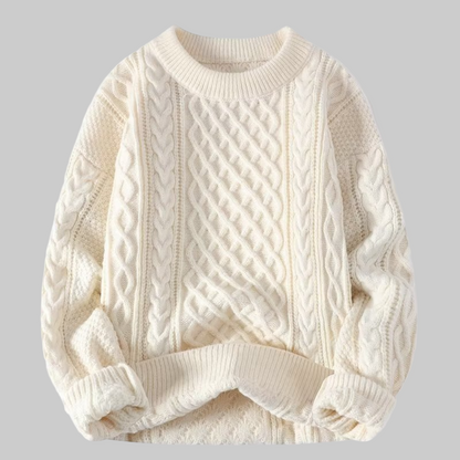 Ladies' Warm Knitted Jumper - Vossary