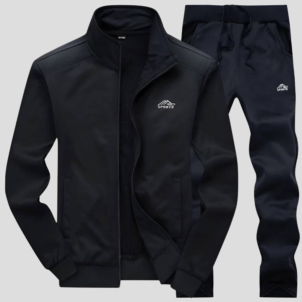 Men's Athletic Tracksuit - Comfortable Outdoor Running Set - Vossary