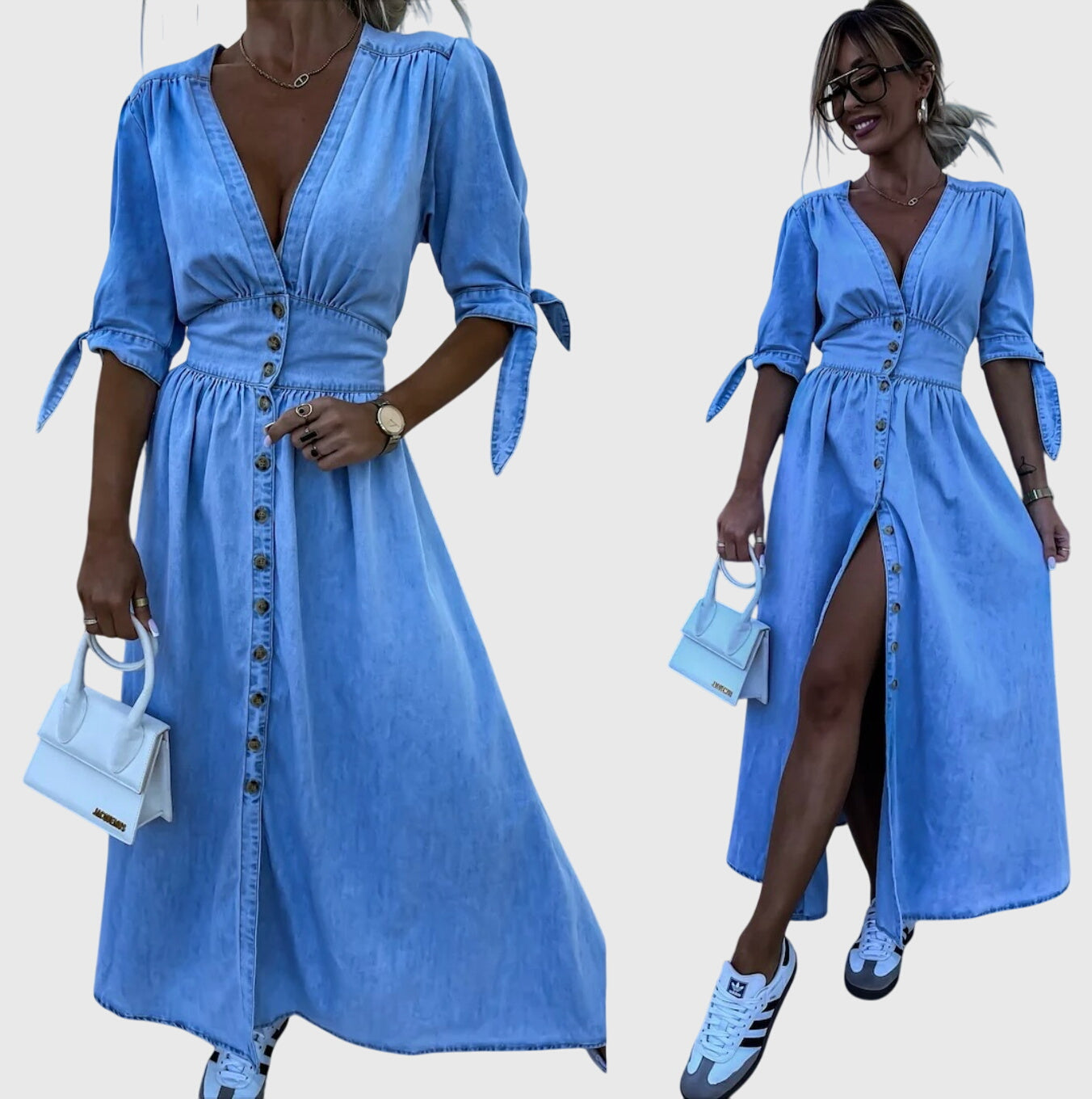 Classic Blue Jeans Dress
