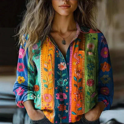 Classic Women's Button Front Shirt