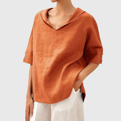 Women's Classic White Cotton Blouse