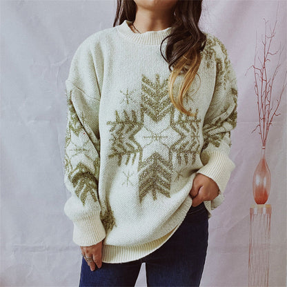 Winter Frosty Crew Neck Sweater