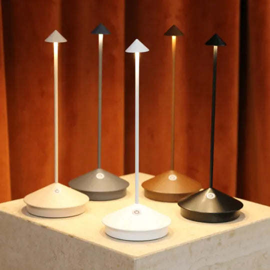 Sleek Compact Wireless LED Desk Lamp for Home Lighting - Vossary