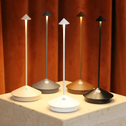 Sleek Compact Wireless LED Desk Lamp for Home Lighting - Vossary