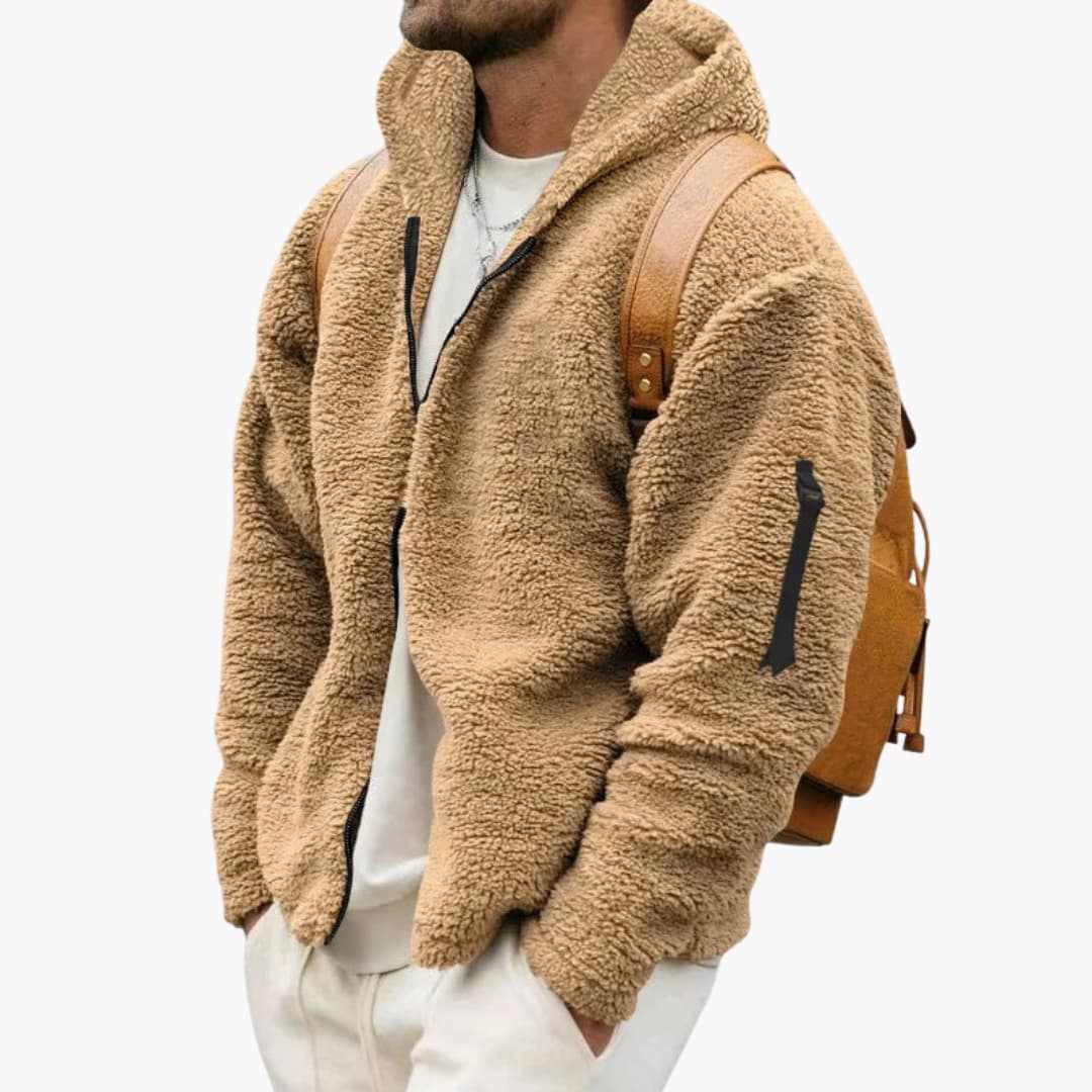 Cozy Fleece Mens Winter Jacket