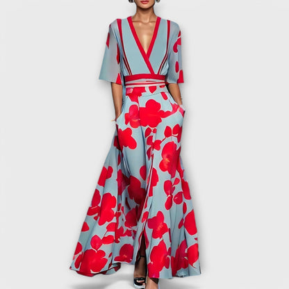 Elegant Flower Bodycon Dress for Women - Vossary