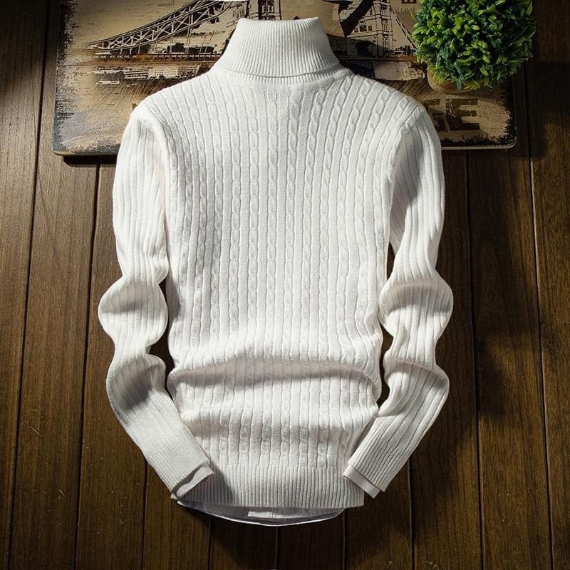 Cozy Crew Neck Cable Knit Sweater - EasyApparels