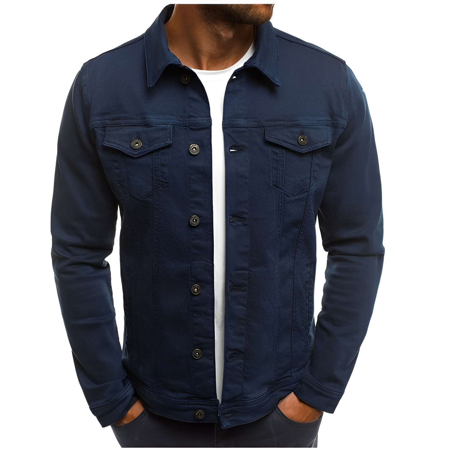 Breathable Denim Summer Jacket for Men
