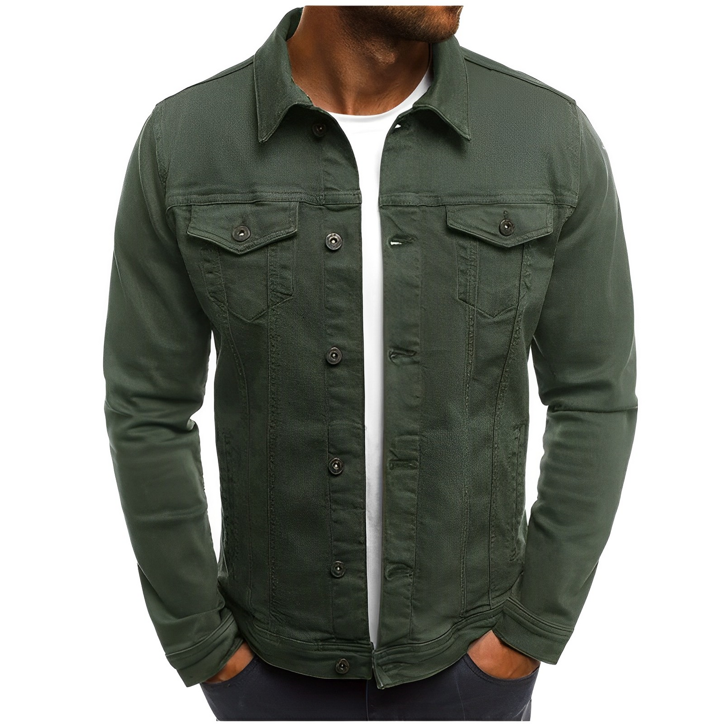 Breathable Denim Summer Jacket for Men