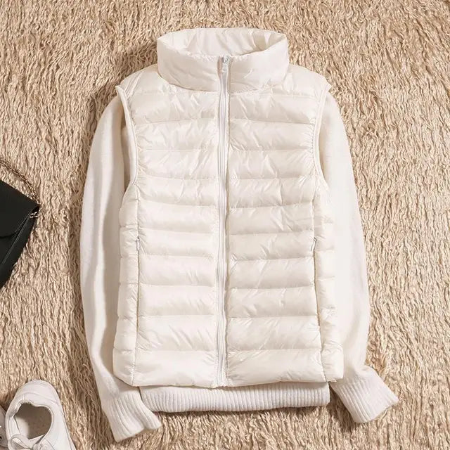 Slim Fit Quilted Puffer Vest
