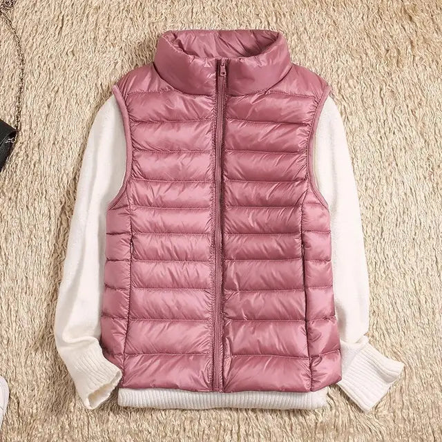 Slim Fit Quilted Puffer Vest - EasyApparels