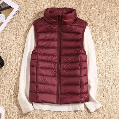 Slim Fit Quilted Puffer Vest
