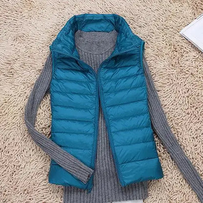 Slim Fit Quilted Puffer Vest