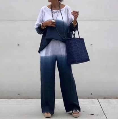 Comfortable Women's Outfit - Relaxed Fit Top & Pants