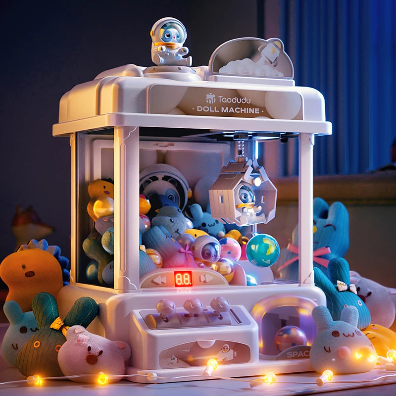 Fun Mini Claw Arcade Game with Stuffed Toy Prizes - Luxicro