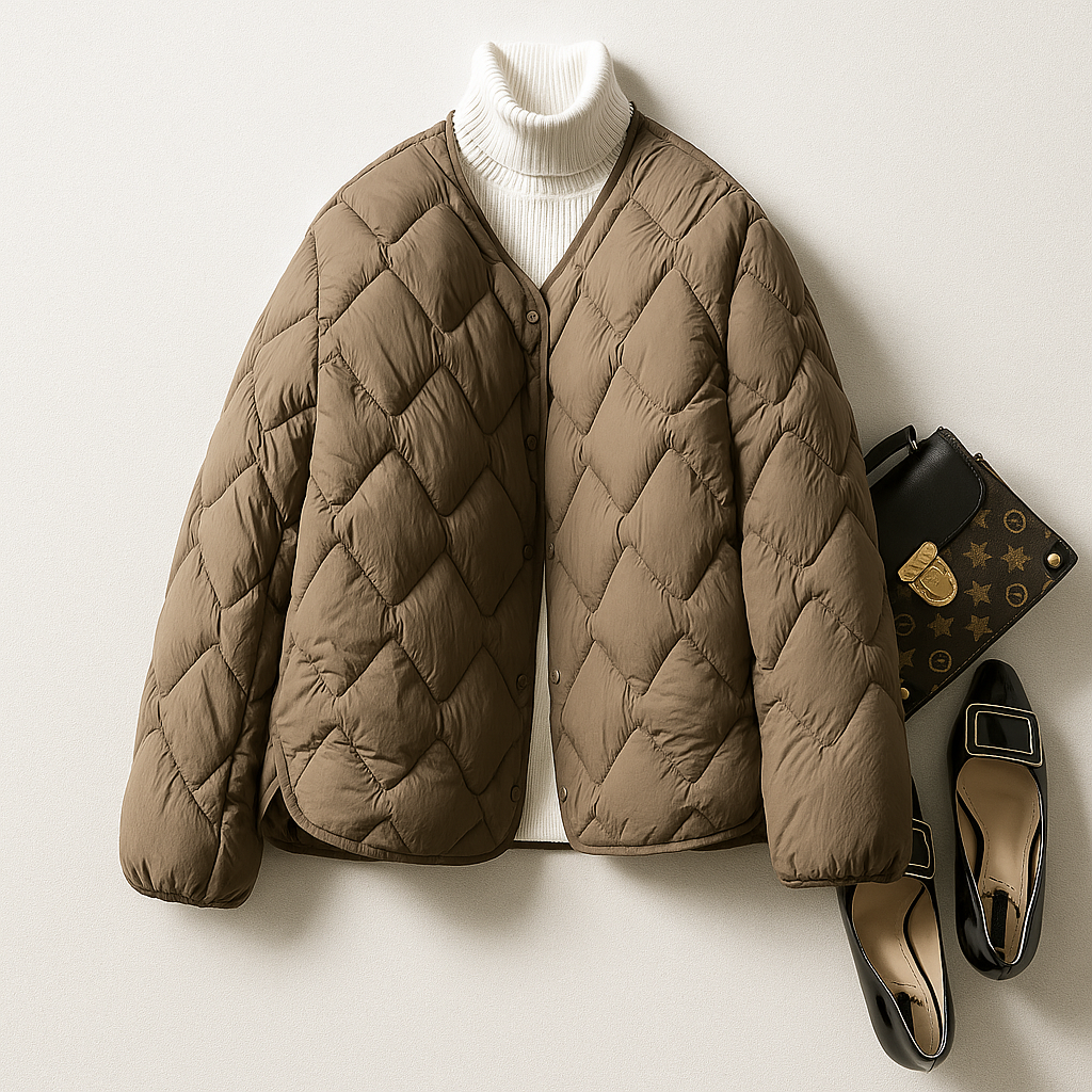 Warm Water Resistant Down Coat - EasyApparels