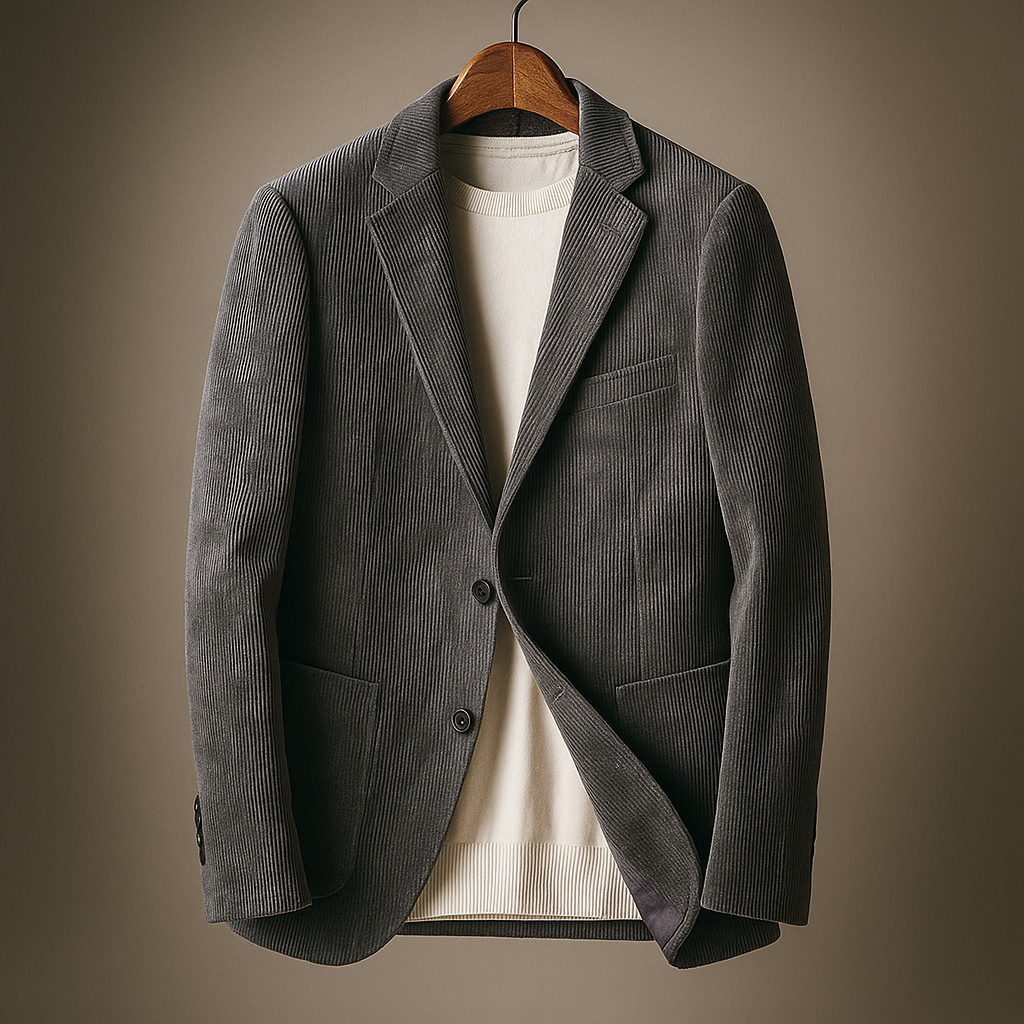 Rugged Textured Mens Blazer - EasyApparels