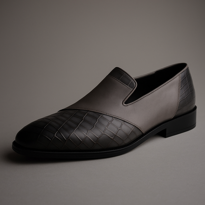 Premium Brown Leather Slip On Shoes