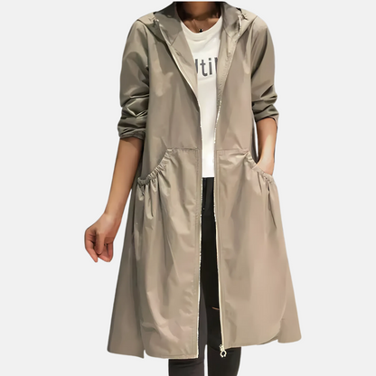 Ladies Waterproof Parka Coat Jacket - Vossary