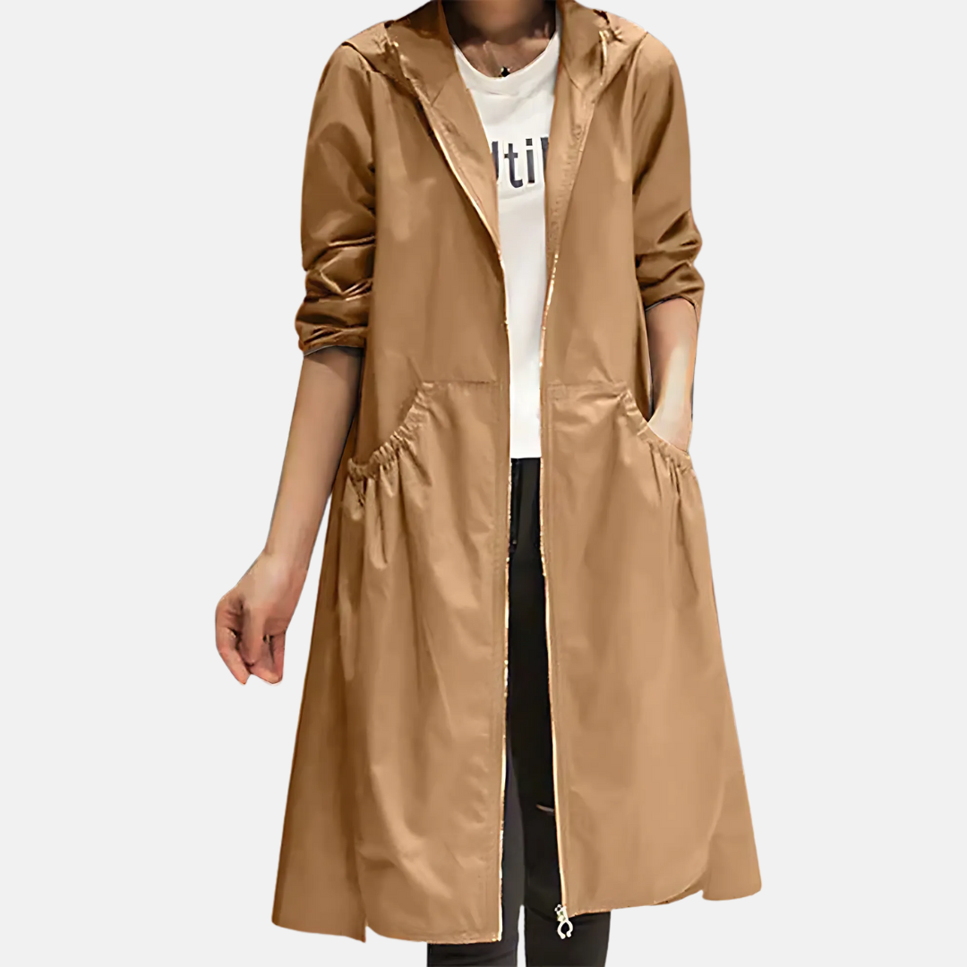 Ladies Waterproof Parka Coat Jacket