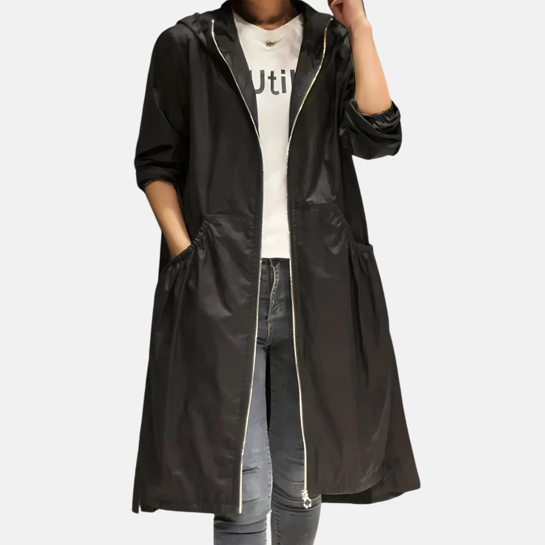 Ladies Waterproof Parka Coat Jacket