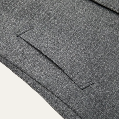 Luxury Men's Reversible Wool Overcoat