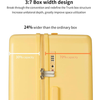 Durable 20 Lightweight Carry-On Suitcase with Hard Shell